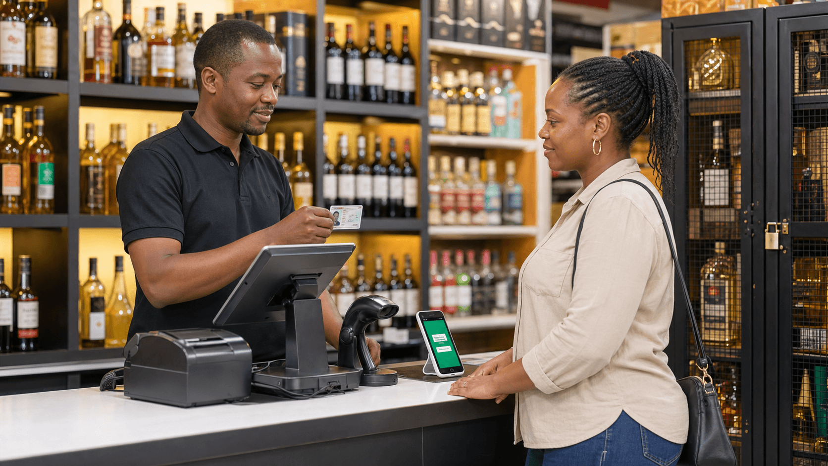 Wines & Spirits Shop POS in Kenya: KRA Excise, EGMS Stamps, Age Verification and Shrinkage